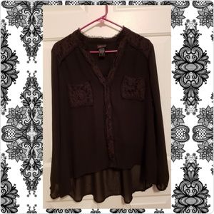 Torrid Long Sleeve Blouse